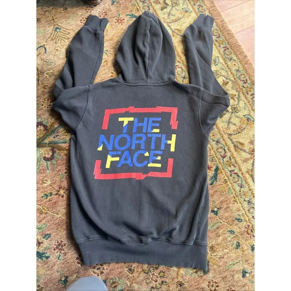 The North Face Pulsation Hoodie Black Glitch Logo Streetwear Gorpcore Men Small